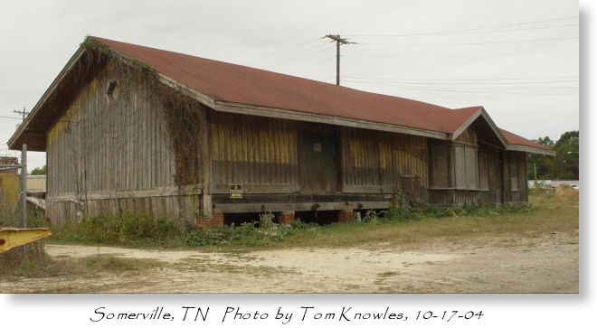  , the old NC&amp;StL Depot at Somerville, TN is in sore need of repair